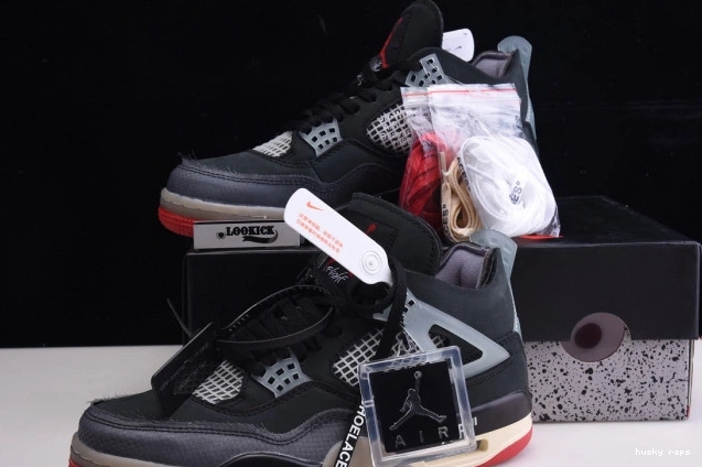 Cheap Husky Bred White CV9388-001 x Jordan Off 4 Retro Air 0805